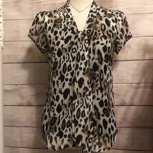 Leopard print blouse